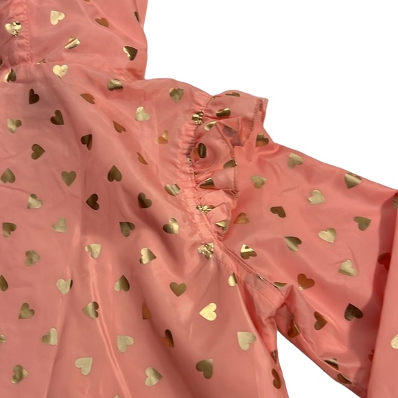 Victory Heart Pink Hooded Jacket with Gold Heart Details - Picture 5 of 12